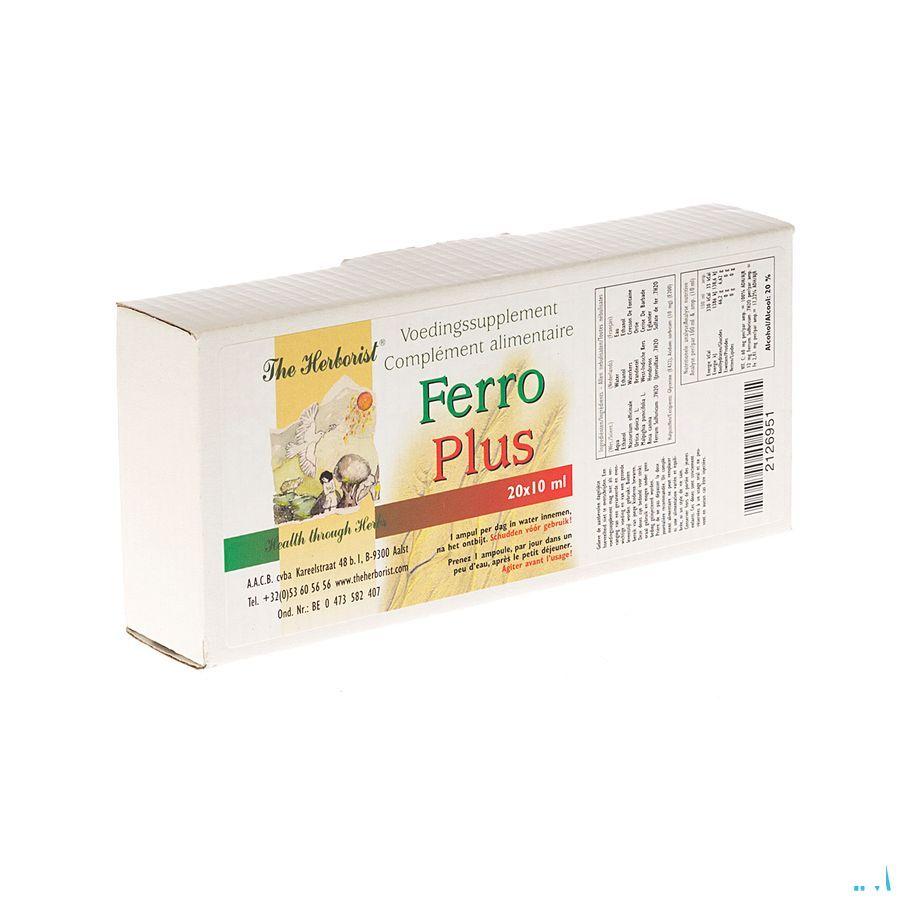 Herborist Ferro Plus Ampoule 20x10 ml 0718