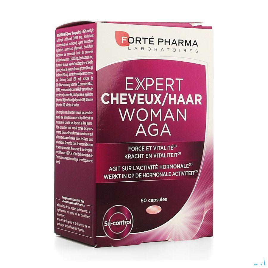 Expert Haar Vrouw Aga Capsule 60  -  Forte Pharma