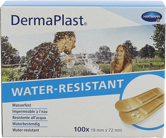 Dermaplast Water Resistant 19X72Mm 100  -  Hartmann
