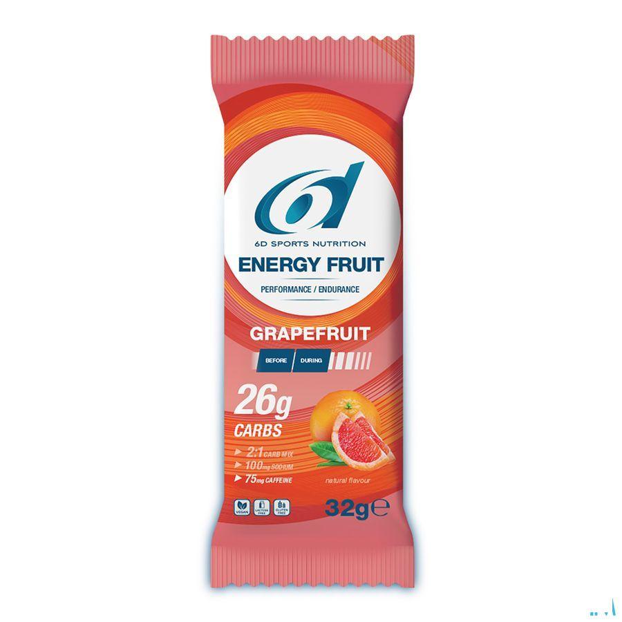 6D Energy Fruit + Caffeine Grapefruit 12X32G