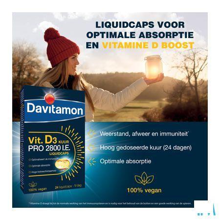 Davitamon Vegan Vit.D3 2800Iu 24 Caps Be  -  Perrigo