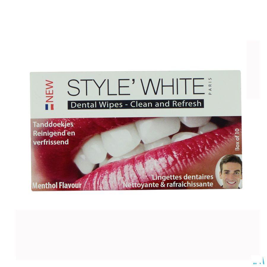 Style White Lingettes Dentaires Nett. Rafraich. 10