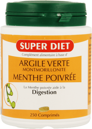 Super Diet Argile Verte Comprimes 250  -  Superdiet Laboratoires