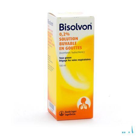 Bisolvon Oplossing Oraal 1x100 ml 2 mg/ml