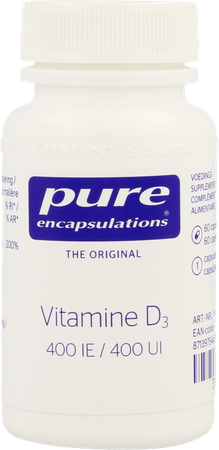 Pure Encapsulations Vitamine D3 400IECapsule 60  -  Nestle