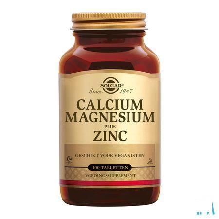 Solgar Calcium Magnesium Plus Zinc Comprimes 100  -  Solgar Vitamins