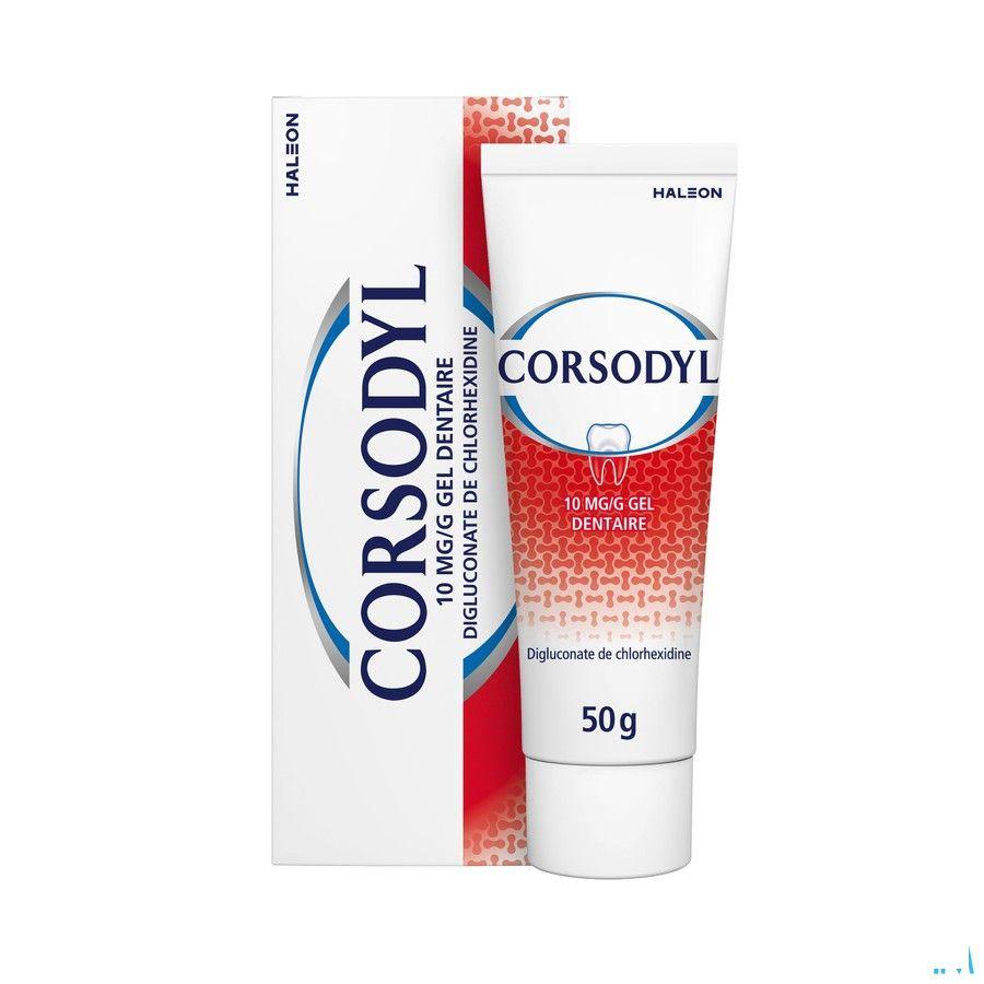 Corsodyl 10 mg/g Gel Dentaire Tube 50 gr