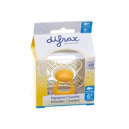 Difrax Fopspeen Natural 6 + M  -  Difrax