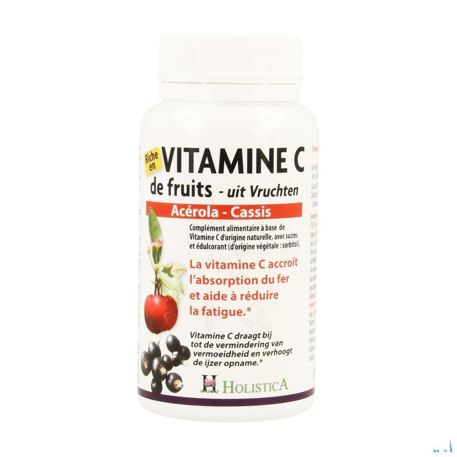 Vitamine C Acerola-cassis Comprimes 60 Holistica  -  Bioholistic Diffusion
