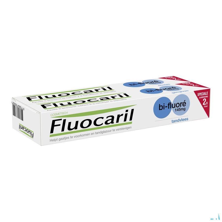 Fluocaril Tandpasta Bi-Fluore 145 Tandvlees 2X75 ml