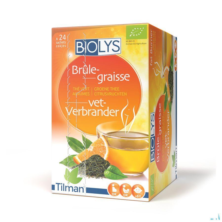 Biolys The Vert Agrumes Sachets 24  -  Tilman