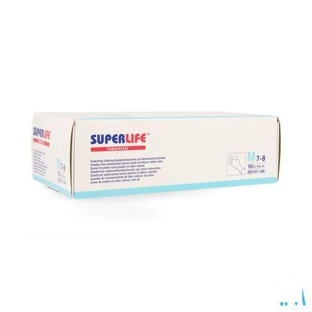 Superlife Onderzoekhandsch.Latex -Pdr M100 8710060  -  Hartmann