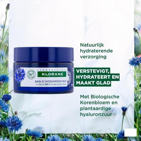 Klorane Gezicht Korenbloem Nacht Hydra Bad 50 ml