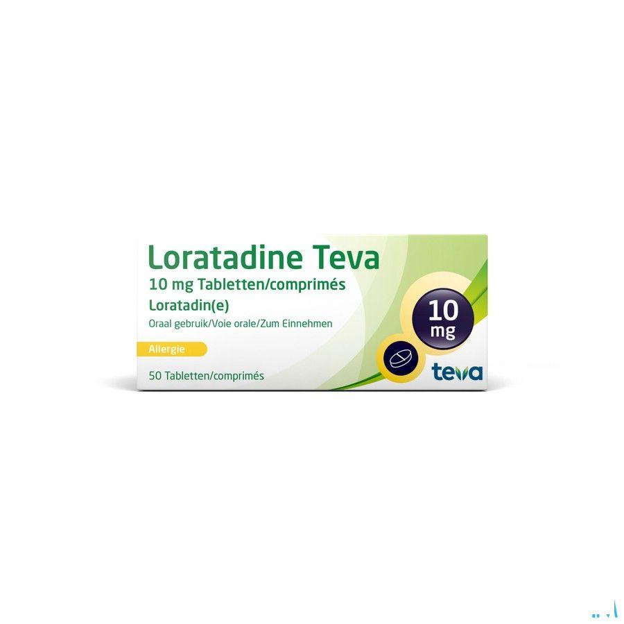 Loratadine Teva 10 mg Comprimes 50 X 10 mg 