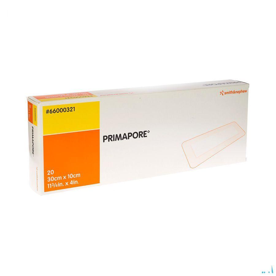 Primapore S&n Pansement Post-op 30cmx10cm 20 66000321  -  Smith Nephew