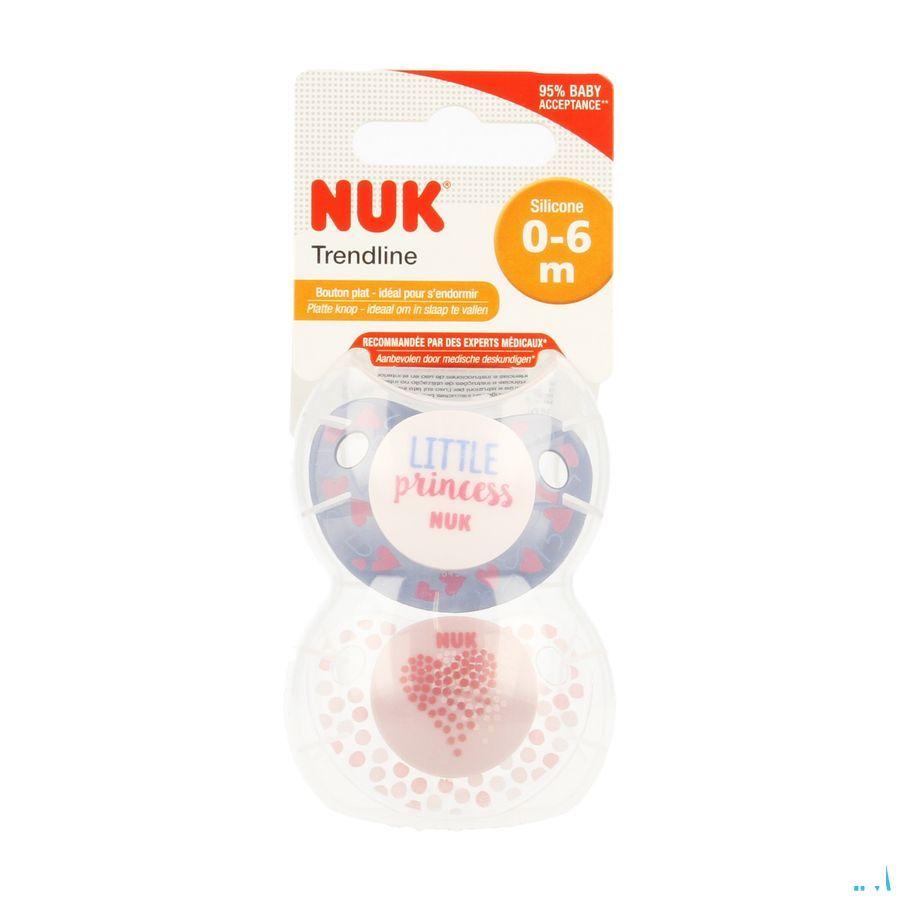 Nuk Sucettes 1 Trendline Day Fille 0-6m 2  -  Eureka Pharma