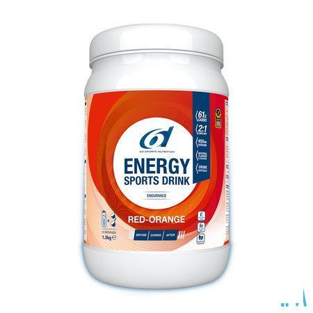 6d Sixd Energy Sports Drink Red Orange Poeder 1,3kg