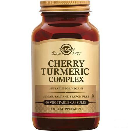 Solgar Cherry Turmeric Complex V-Caps 60  -  Solgar Vitamins