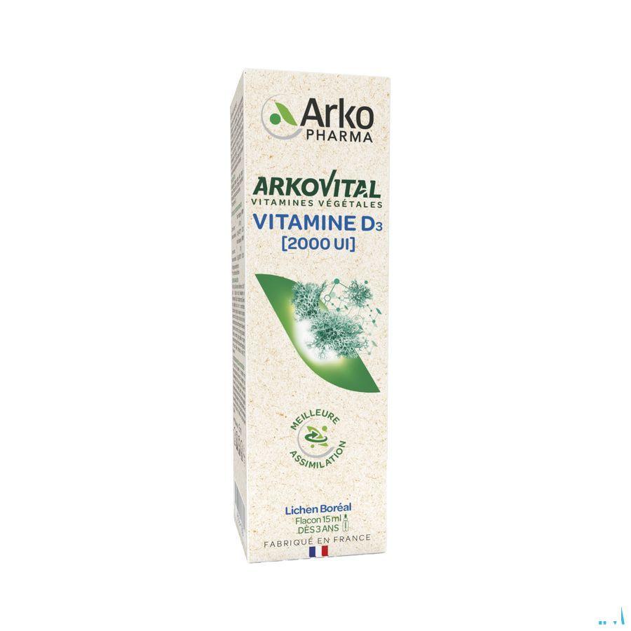 Arkovital Vit D3 & E Vegetales Fl 20ml  -  Arkopharma 