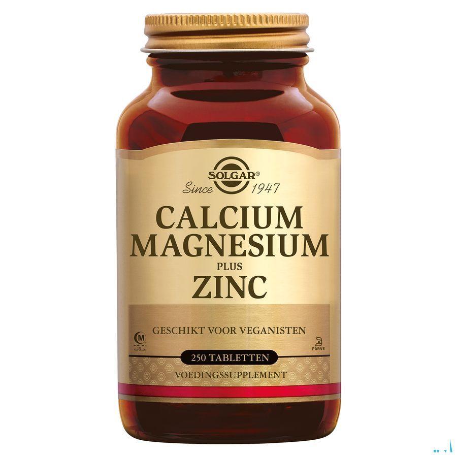 Solgar Calcium Magnesium Plus Zinc Comprimes 250  -  Solgar Vitamins