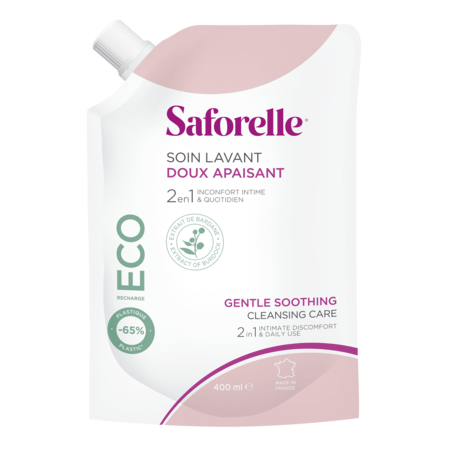 Saforelle Soin Lavant Doux Eco Recharge 400 ml