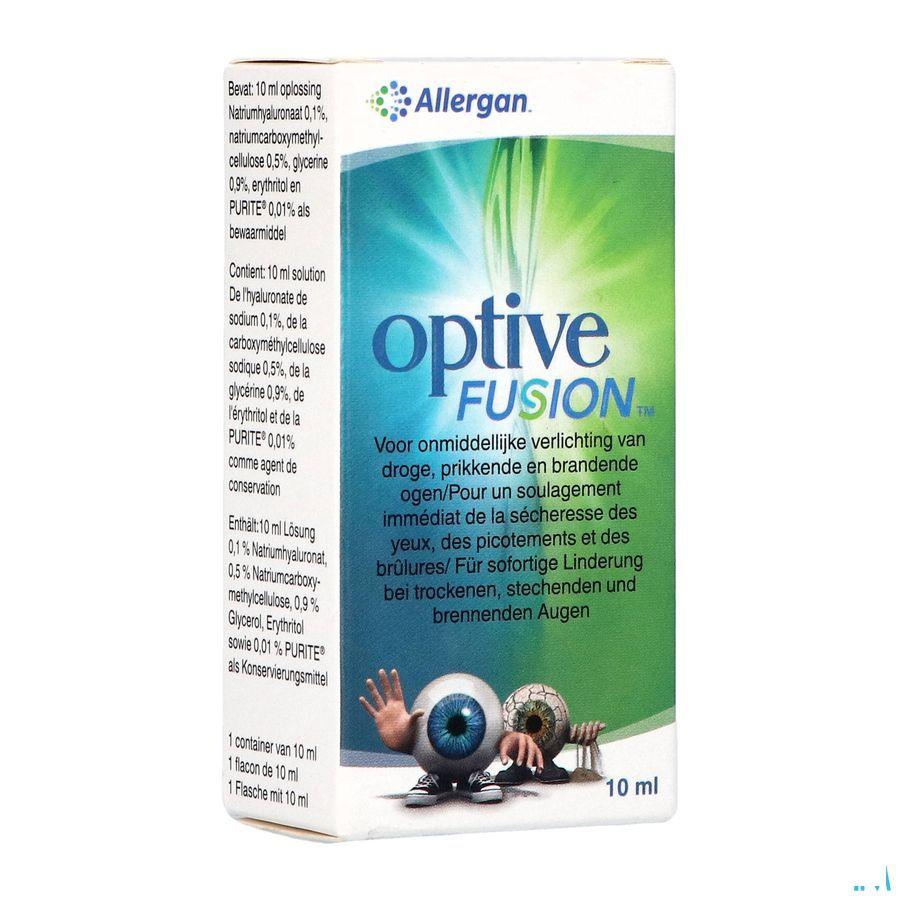 Optive Fusion Solution Ster Flacon 10 ml