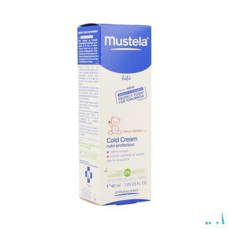 Mustela Bebe Cold Cream Visage Creme Tube 40 ml