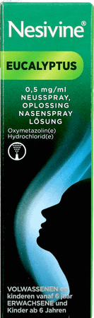 Nesivine Eucalyptus 0,5 mg/ml Pulv Nasal 15 ml 