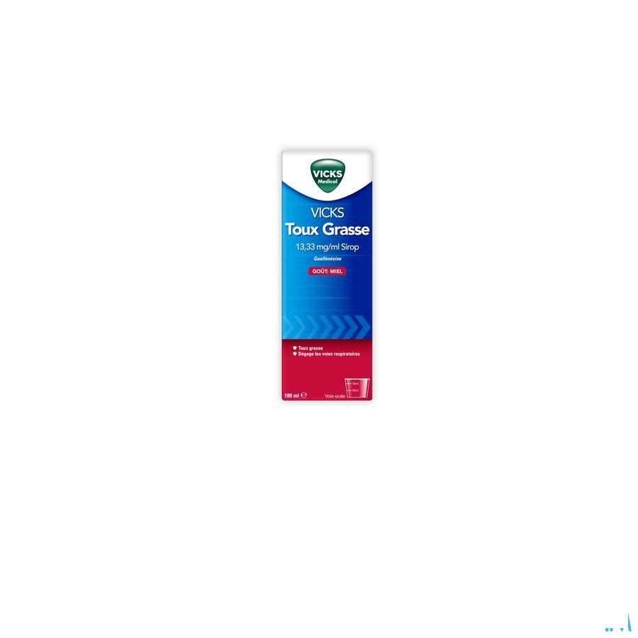 Vicks Expectorant Honing 13,33 mg/ml Siroop 180 ml