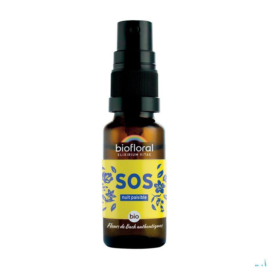 Biofloral Remede Secours Nuit Solution Buv. Spray 20 ml  -  Pranarom