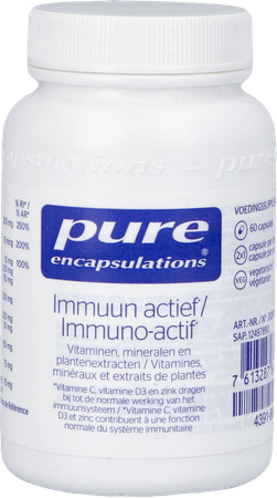 Pure Encapsulations Immuun Actief Caps 60  -  Nestle