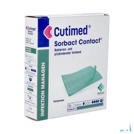 Cutimed Sorbact Contact Cp 7X9Cm 5
