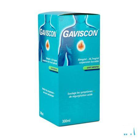 Gaviscon Menthe Munt Suspensie Drink 300 ml