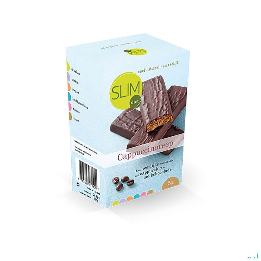 Slimdiet Reep Cappuccino 5x50 gr  -  Slimdiet Bv
