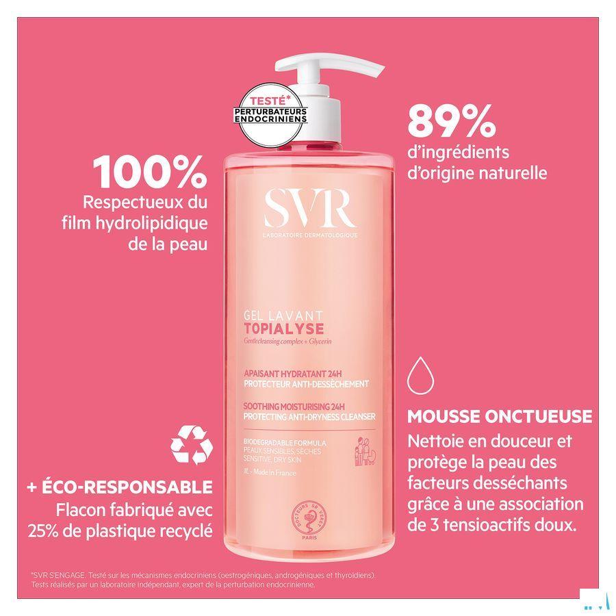 Topialyse Gel Lavant Fl Pompe 1L  -  Laboratoires Svr Belgium