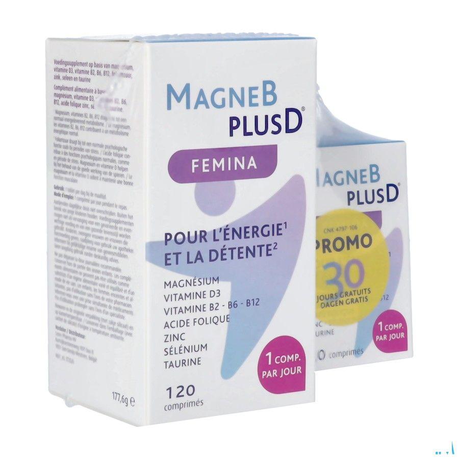Magnebplusd Femina Vip Comp 120+30