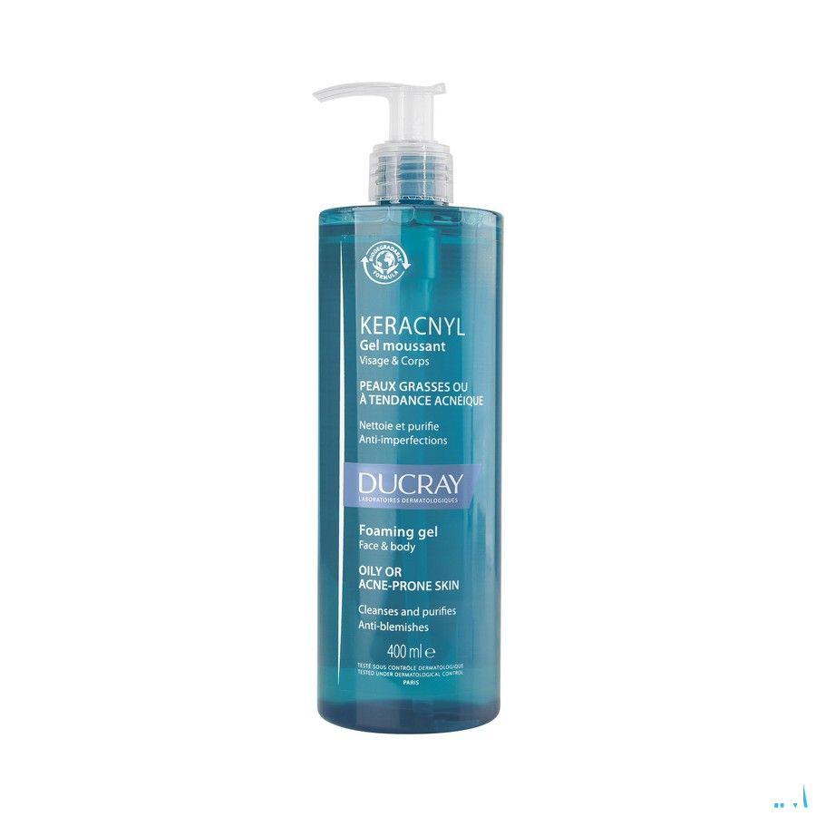 Ducray Keracnyl Gel Moussant 400 ml  -  Ducray Benelux