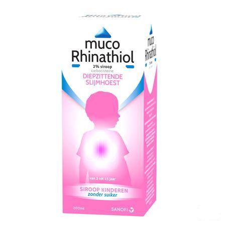 Muco Rhinathiol 2% Enfant Sirop S/Sucre 200 ml Nf