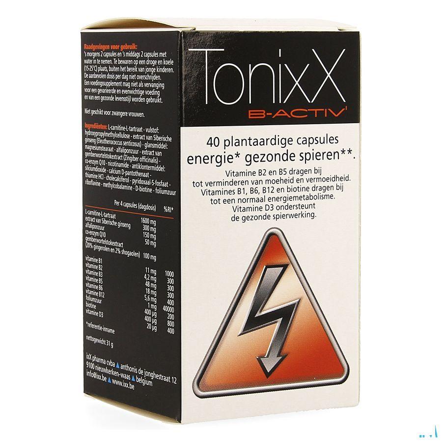 Tonixx B-active 40 Capsule  -  Ixx Pharma