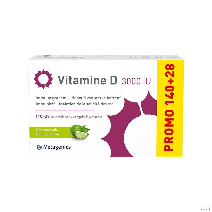 Vitamine D 3000Iu Comp Macher 140+28 Metagenics  -  Metagenics Belgium