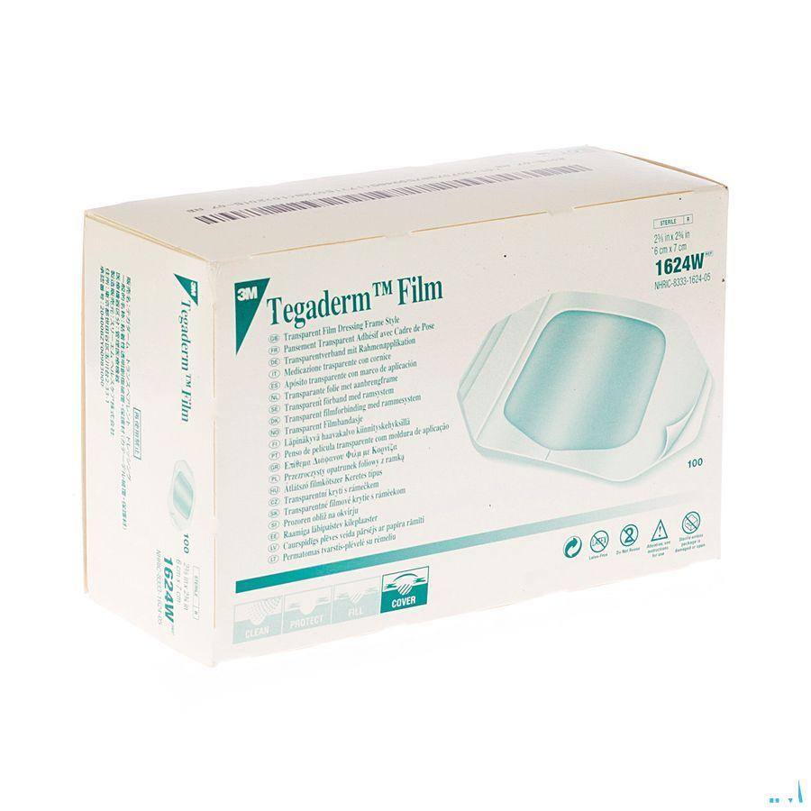 Tegaderm 3m Transp 6x 7cm 100 1624w  -  3M