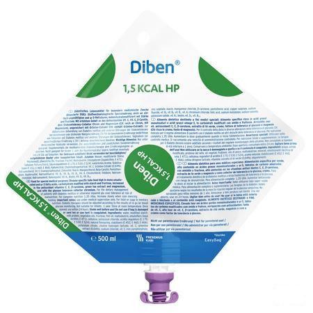 Diben 1,5 Kcal Hp 500 ml  -  Fresenius