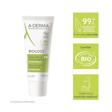 Aderma Biology Rijke Creme Dermatolog. 40 ml  -  Aderma