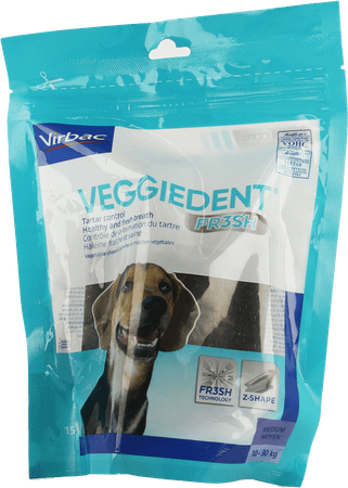 Veggiedent Hond 10-30Kg Kauwreep 15