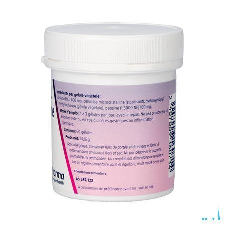 Betaine Hcl + Pesine V-Capsule 60  -  Deba Pharma