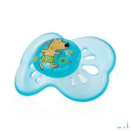 Nuby Pastelsac Ovale Fopspeen - 6-18m  -  New Valmar
