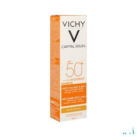 Vichy Cap Id Oplossing Ip50 + Creme Anti pigmentvlek 3in1 50 ml  -  Vichy