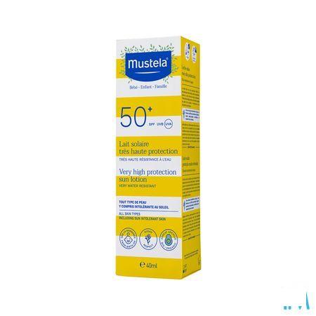 Mustela Zon Melk Heel Hoge Bescherming Ip50+ 40 ml