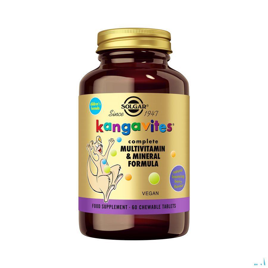 Solgar Kangavites Bouncing Berry kauwtabletten 60  -  Solgar Vitamins