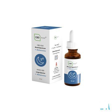 Cbd Olie Breed Spectrum + Melatonine 30 ml Cbd-Phar